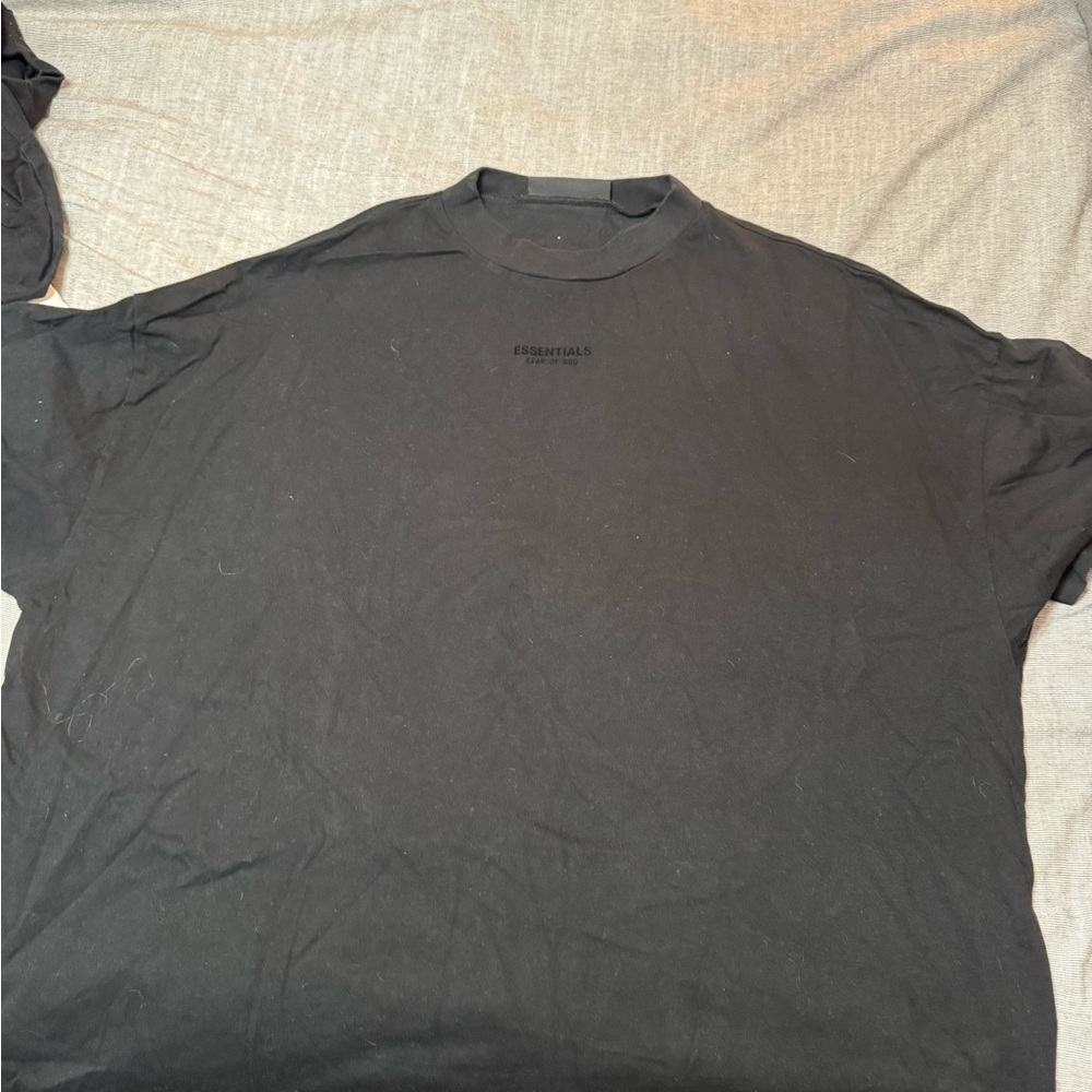 Essentials Black Short Sleeve Tee